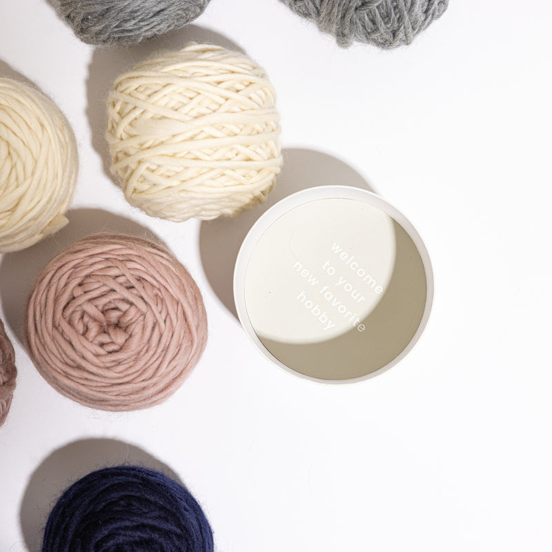 The Basic Beanie Knit Kit, Baby - Adult Sizing